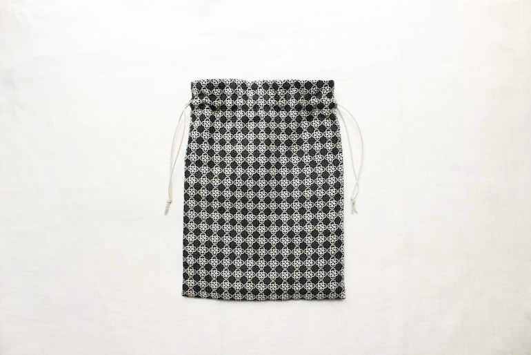 リネンプリントルールー<br />巾着セット